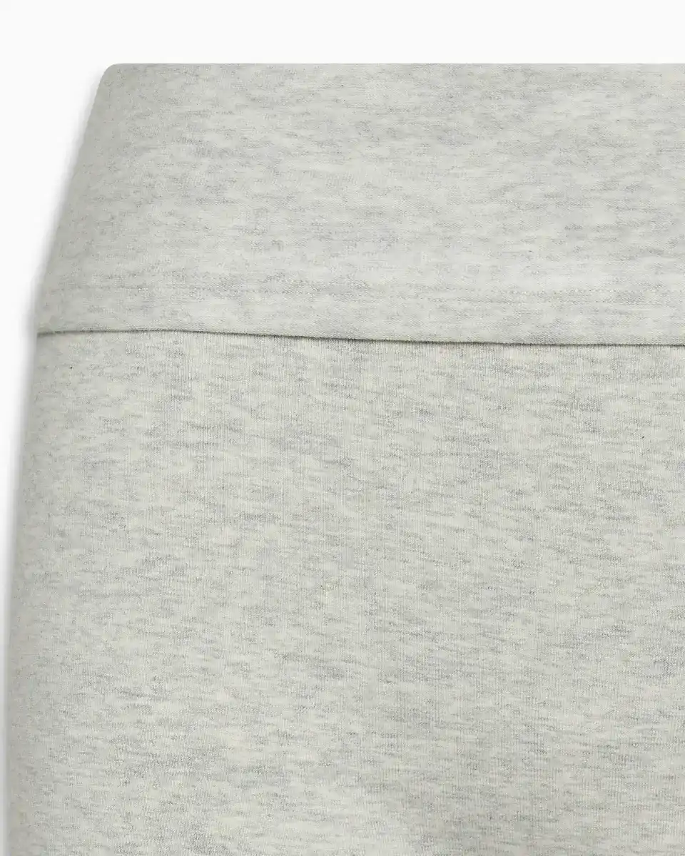 Foldover Shorts | Heather Grey - Image 12
