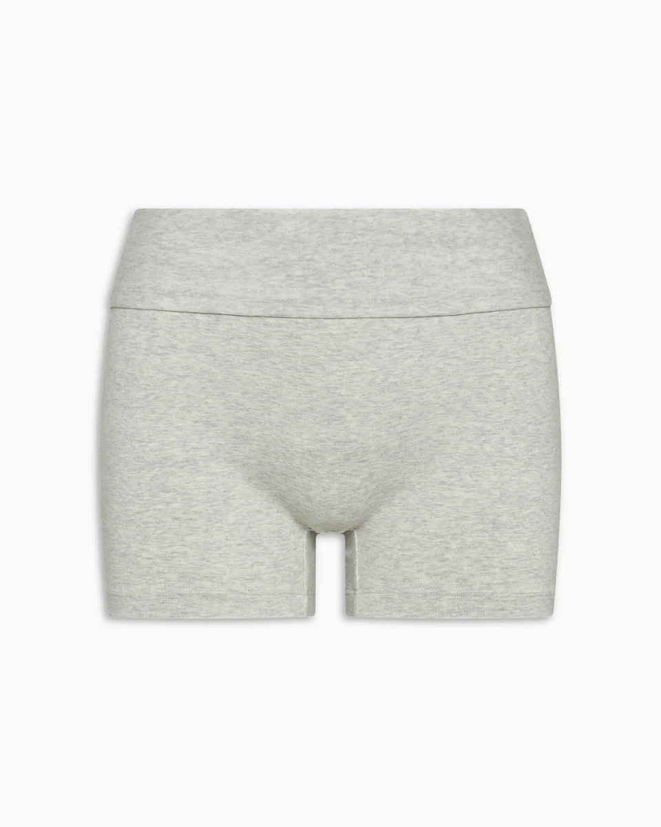 Foldover Shorts | Heather Grey - Image 2