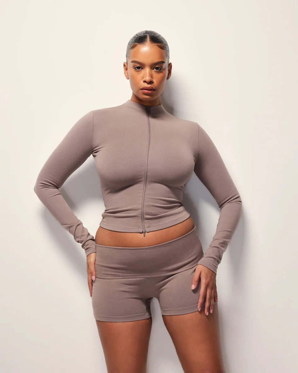 Foldover Shorts | Truffle - Image 10