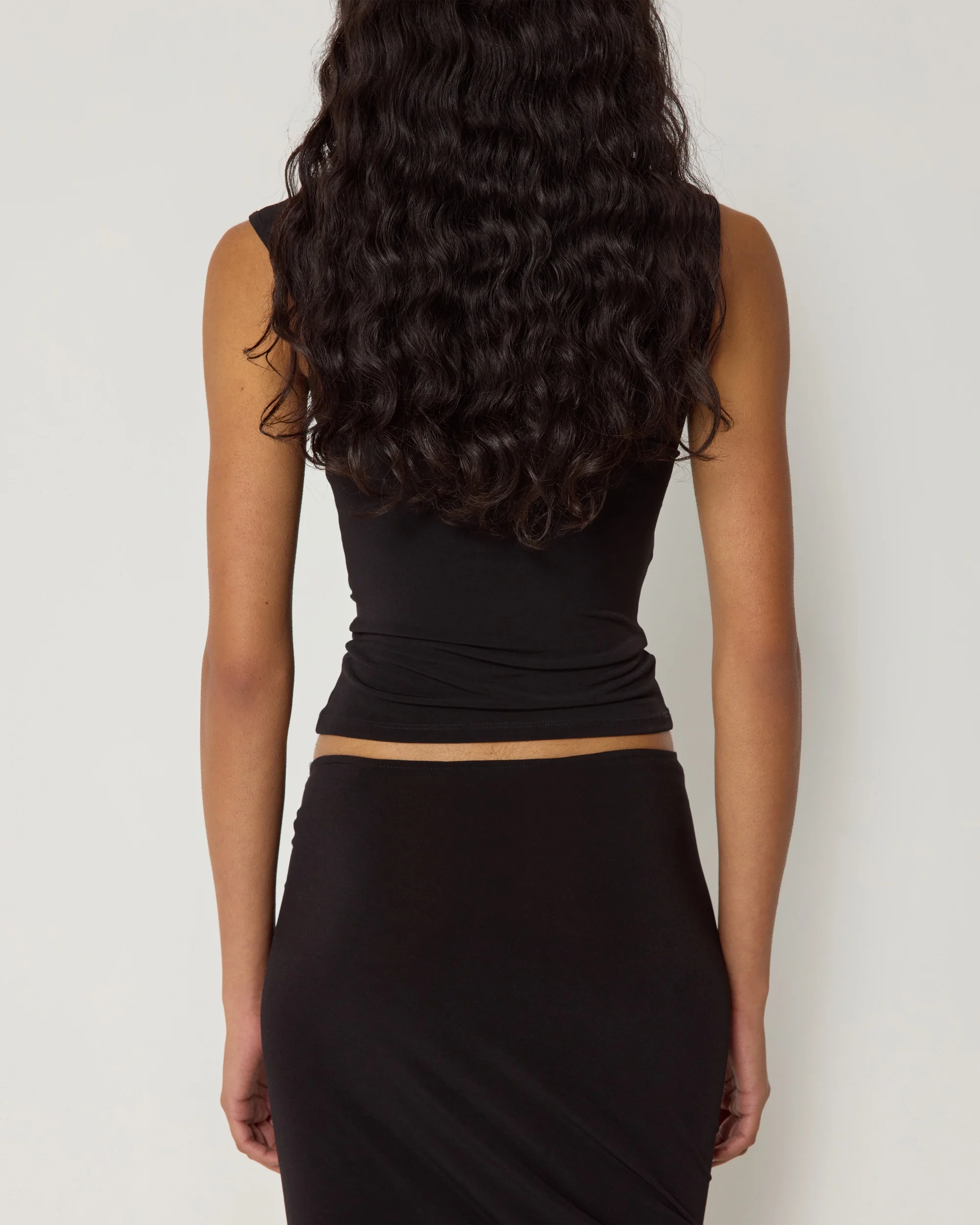 Asymmetrical Tank | Black - Image 6