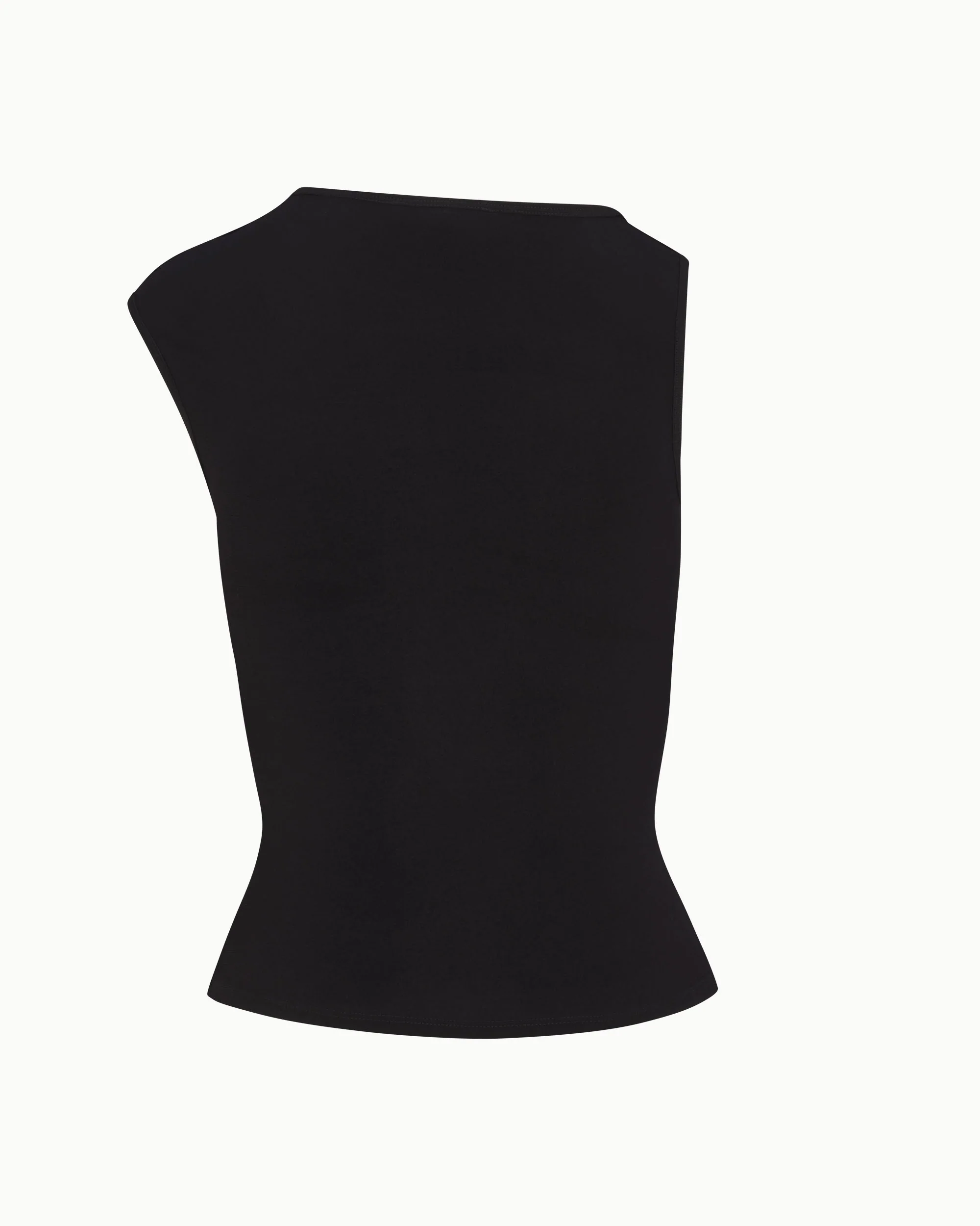 Asymmetrical Tank | Black - Image 7