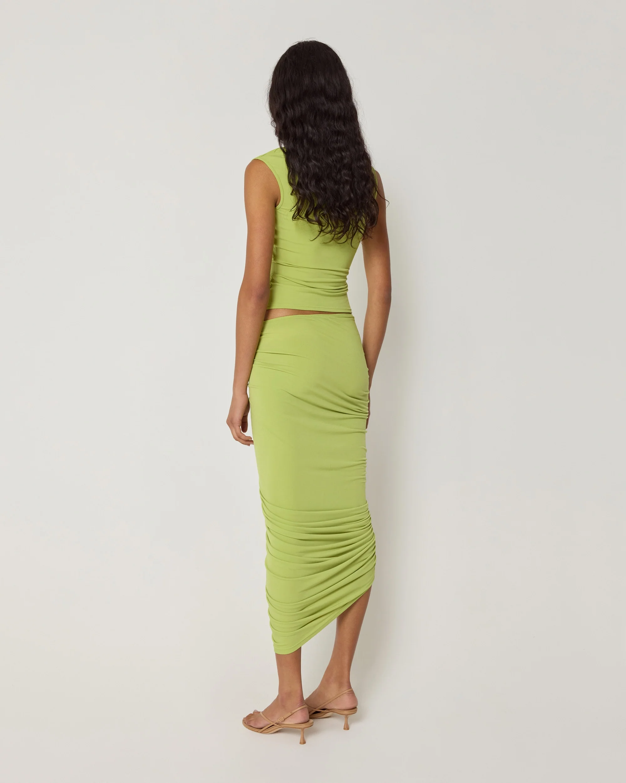 Asymmetrical Tank | Dark Citron - Image 5