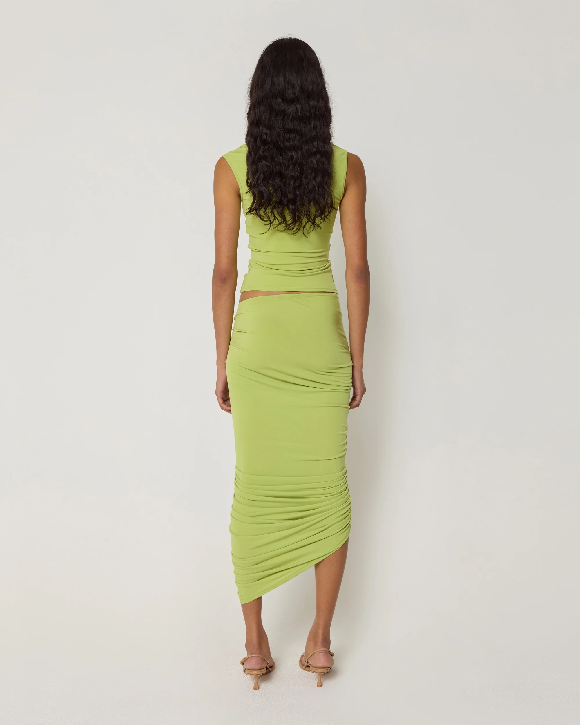 Asymmetrical Tank | Dark Citron - Image 6