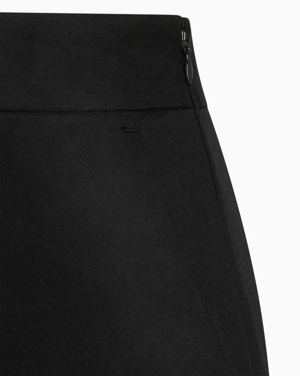 Button Front Maxi Skirt | Black - Image 4