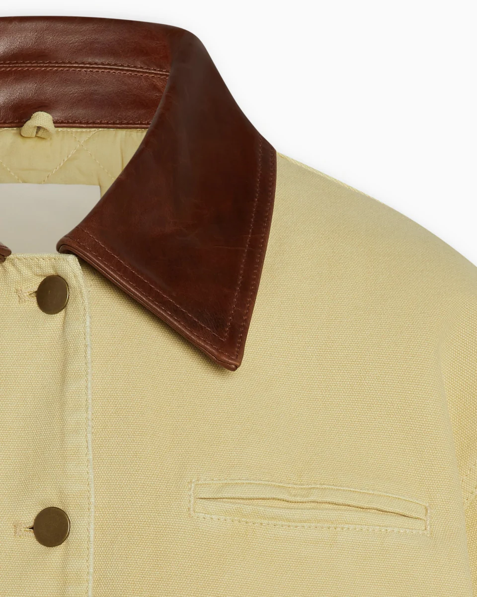 Canvas Utility Jacket | Wheat - Image 5