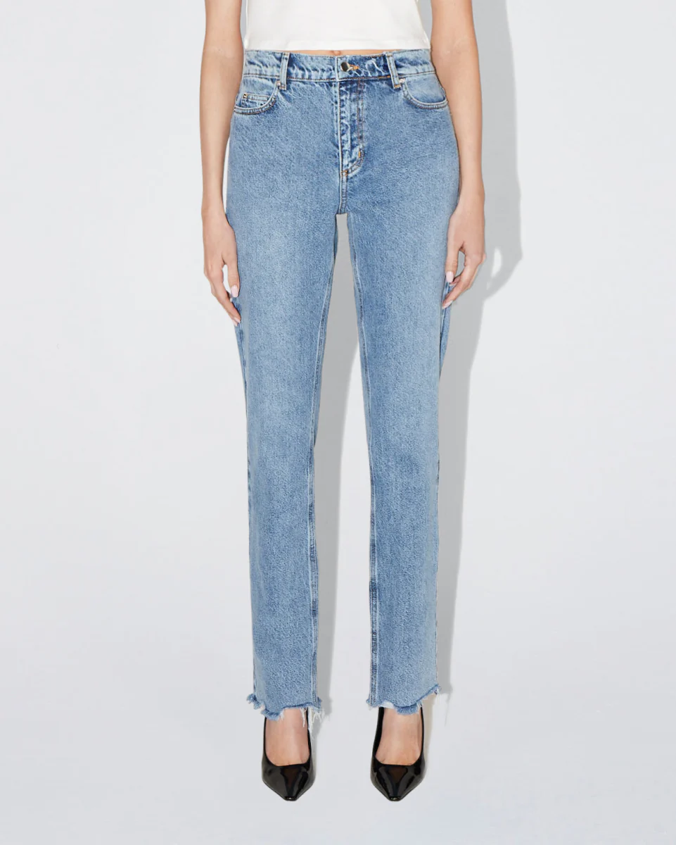 Classic Straight Leg Denim | Light Wash