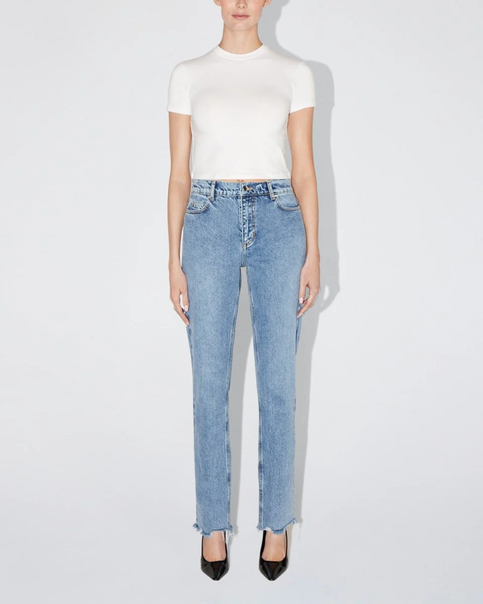 Classic Straight Leg Denim | Light Wash - Image 3