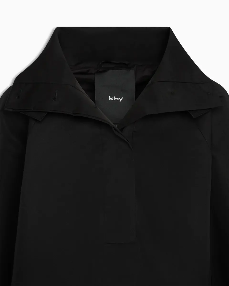 Cropped Parka | Black - Image 8