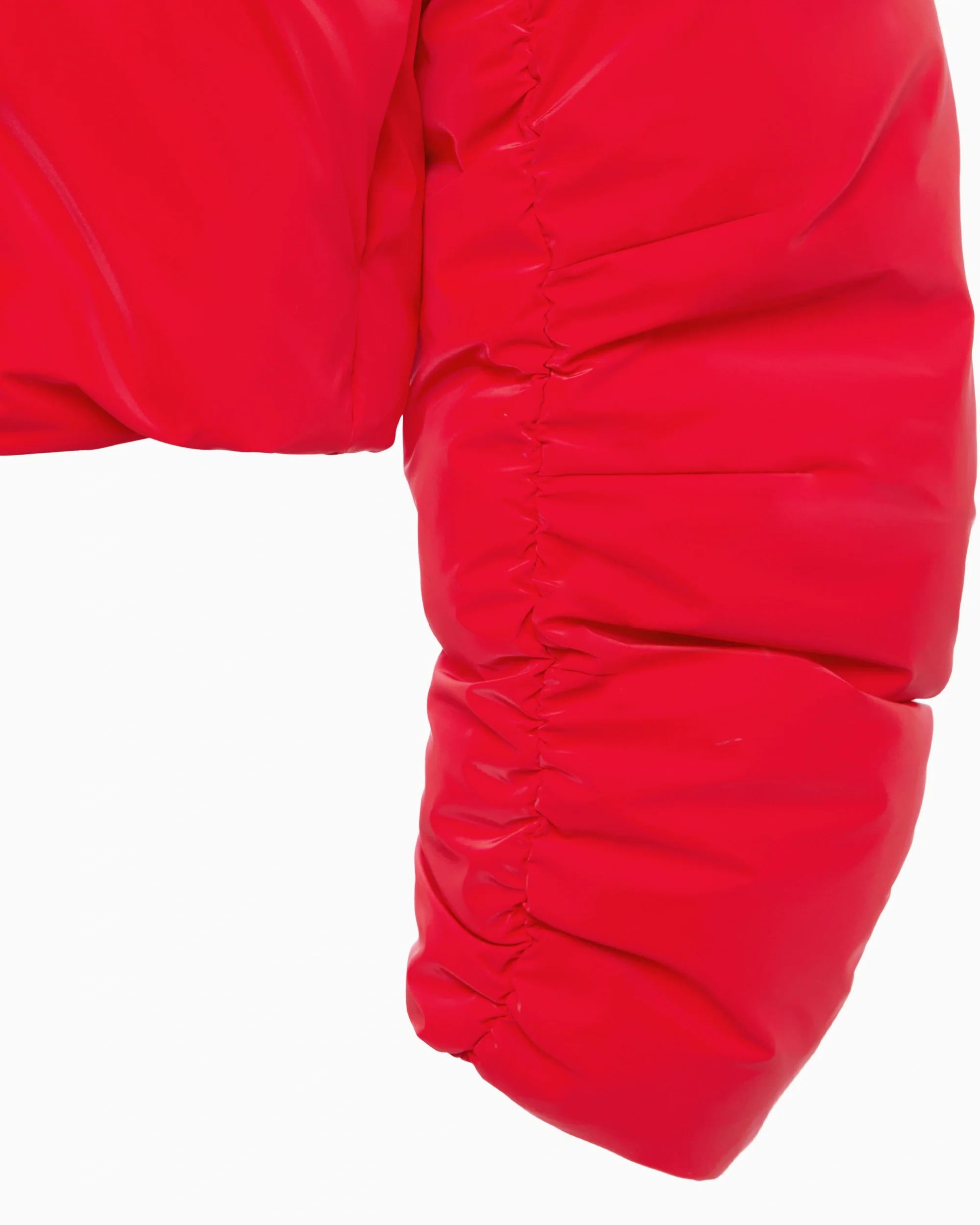 Cropped Puffer Jacket | Scarlet - Image 7