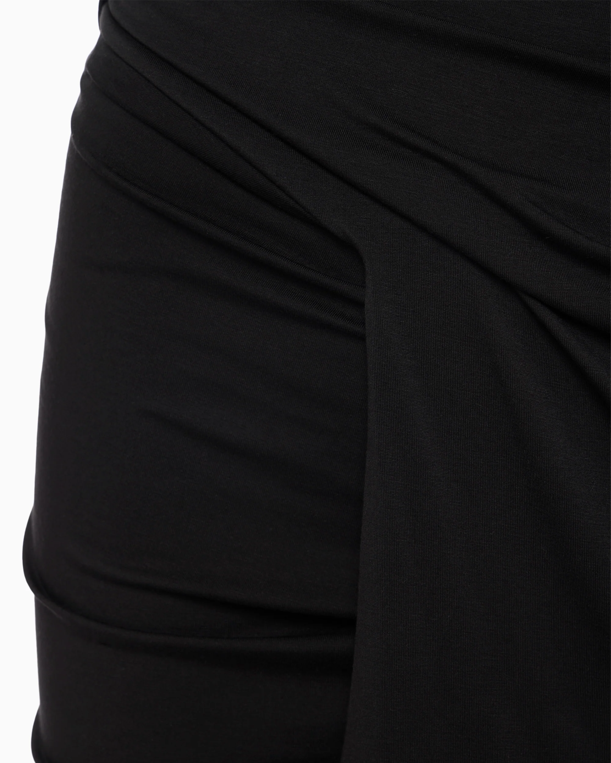 Draped Maxi Skirt | Black - Image 7