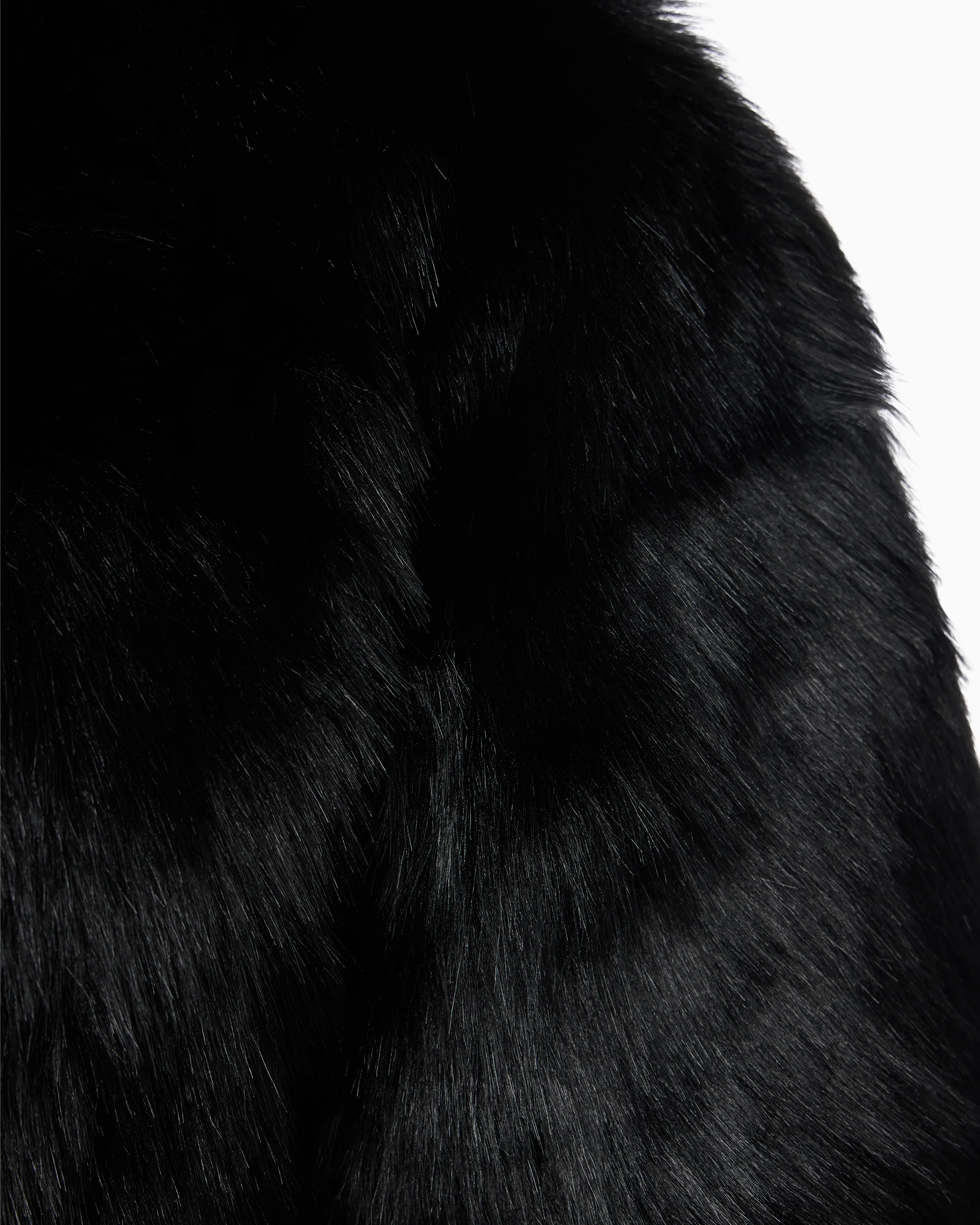 Faux Fur Jacket | Black - Image 9