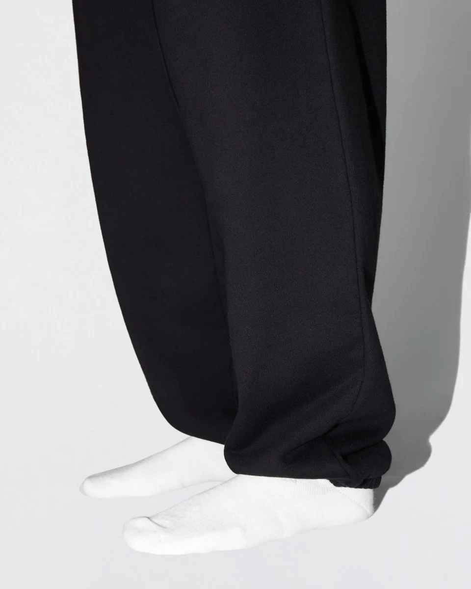 Fleece Boyfriend Jogger | Black - Image 7