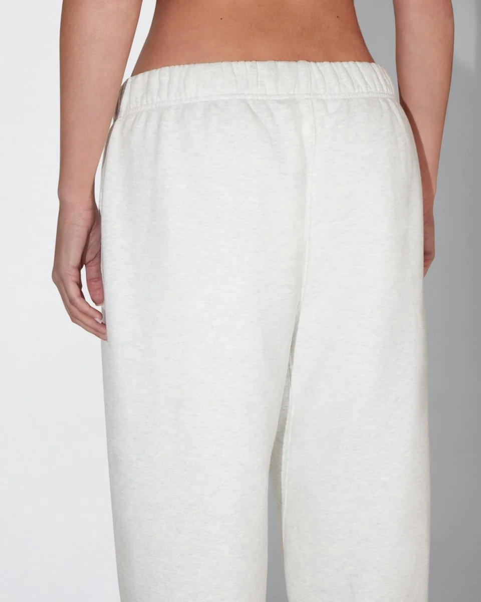 Fleece Boyfriend Jogger | Light Heather Grey - Image 7