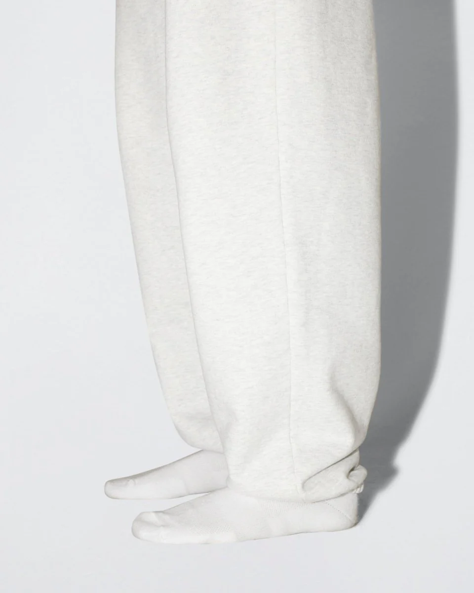 Fleece Boyfriend Jogger | Light Heather Grey - Image 8