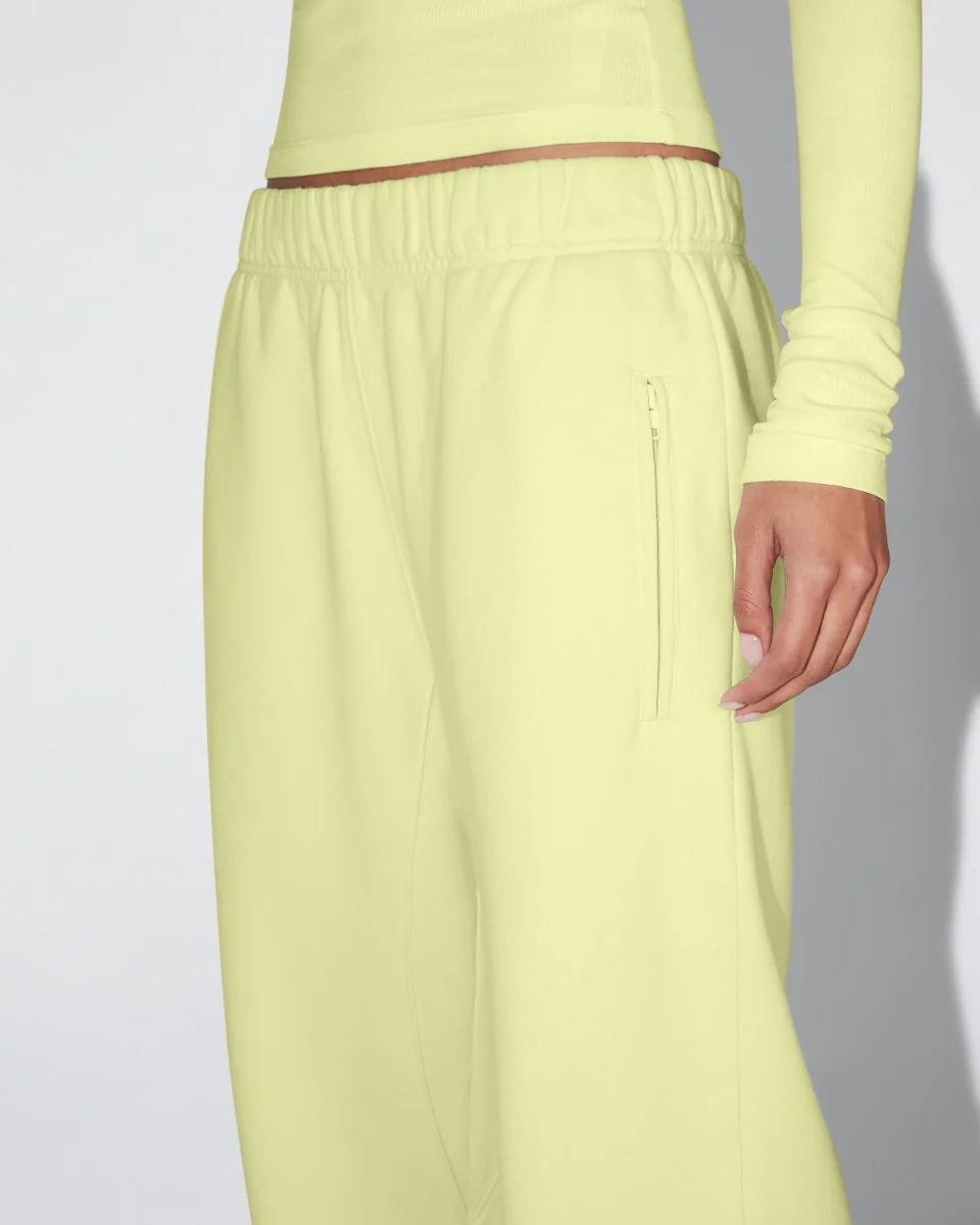 Fleece Boyfriend Jogger | Limoncello - Image 6