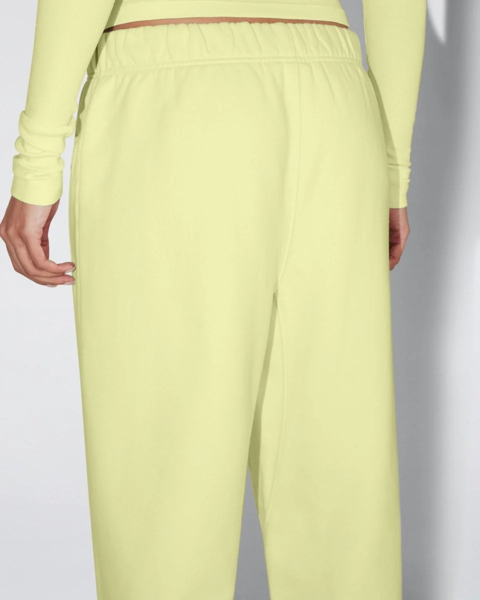 Fleece Boyfriend Jogger | Limoncello - Image 7
