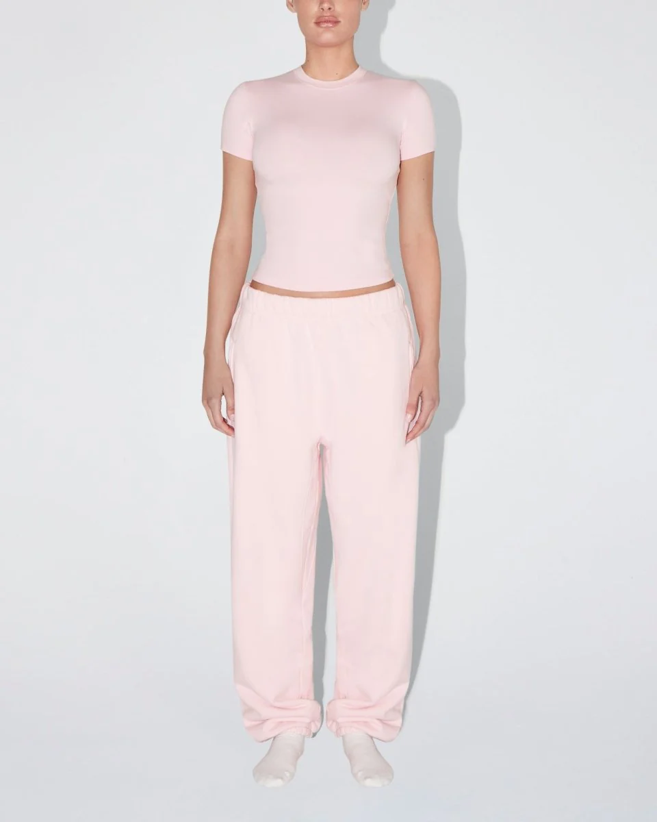 Fleece Boyfriend Jogger | Orchid Pink - Image 3
