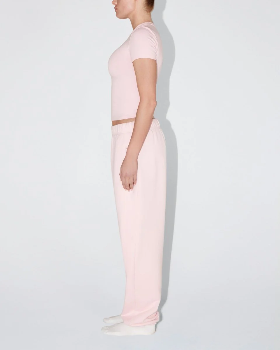 Fleece Boyfriend Jogger | Orchid Pink - Image 4