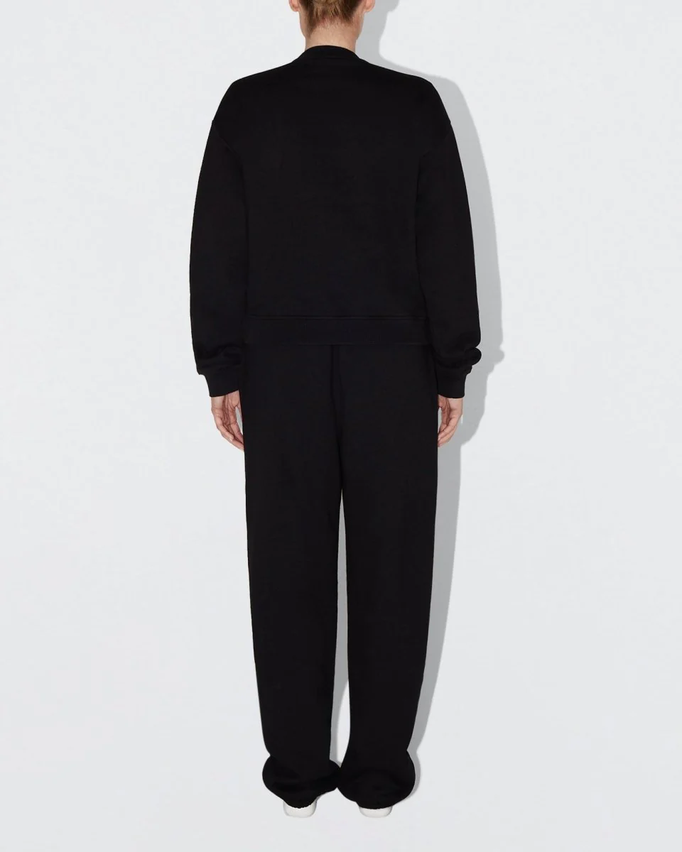 Fleece Crewneck | Black - Image 4