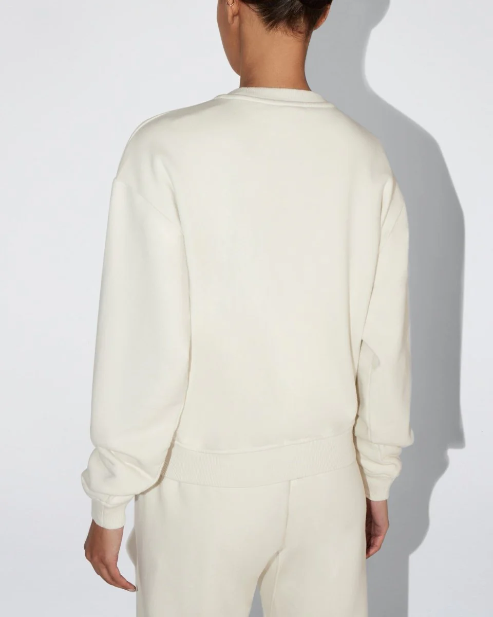 Fleece Crewneck | Ecru - Image 6