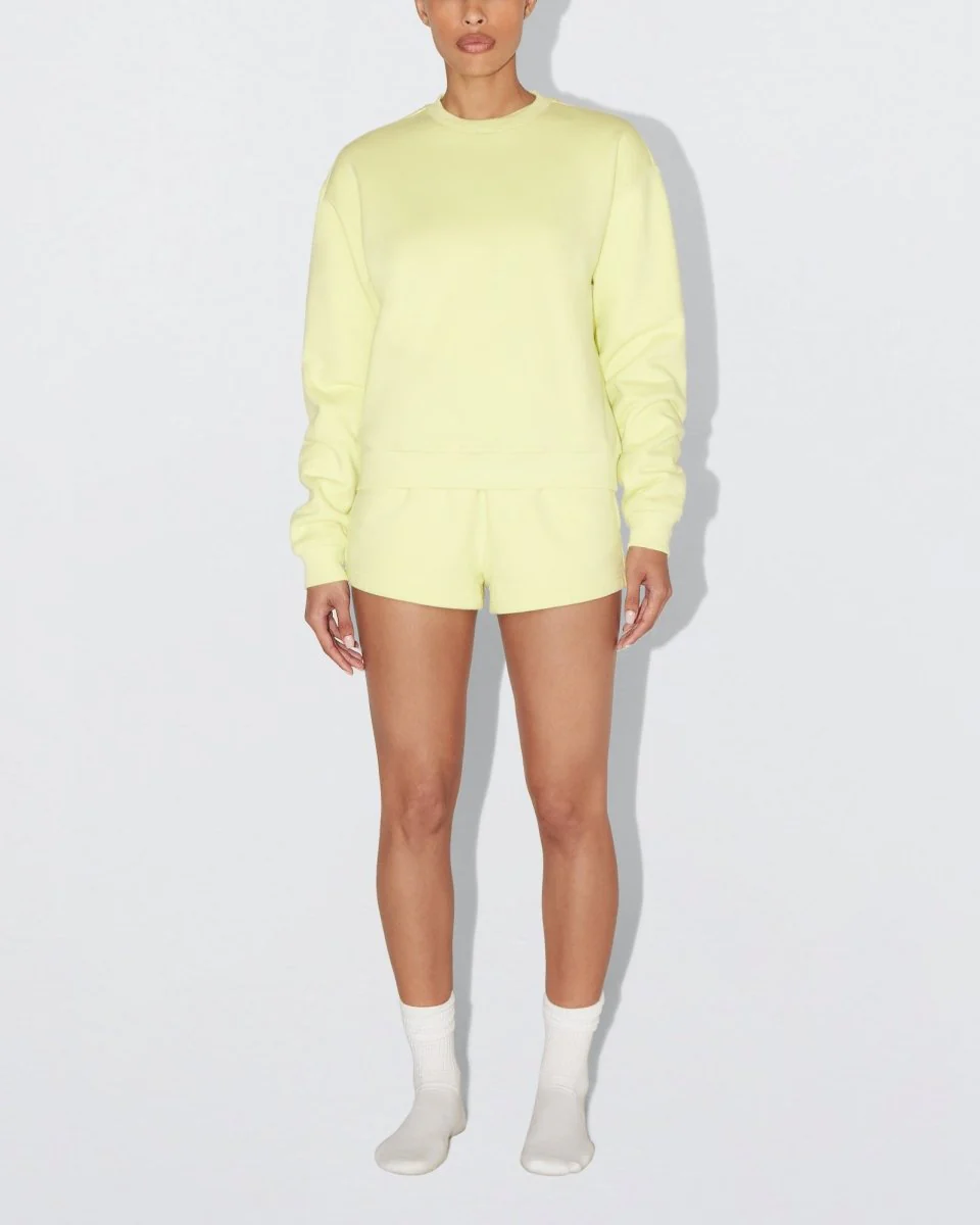 Fleece Crewneck | Limoncello - Image 3