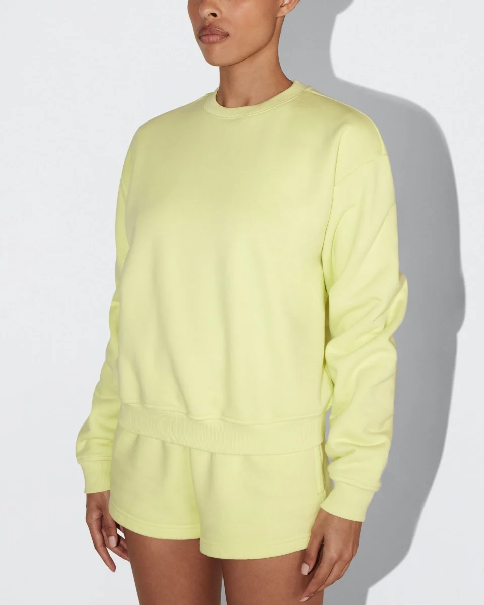 Fleece Crewneck | Limoncello - Image 6