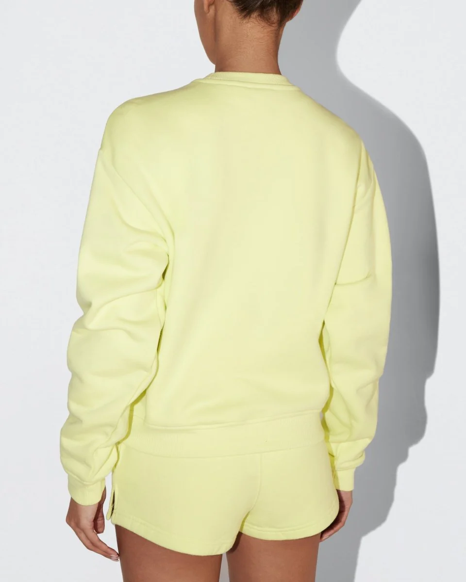 Fleece Crewneck | Limoncello - Image 7