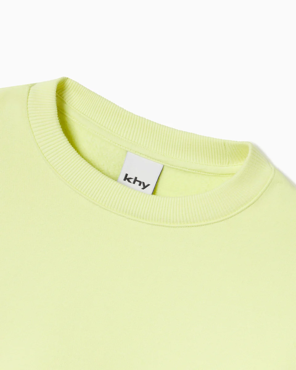 Fleece Crewneck | Limoncello - Image 8