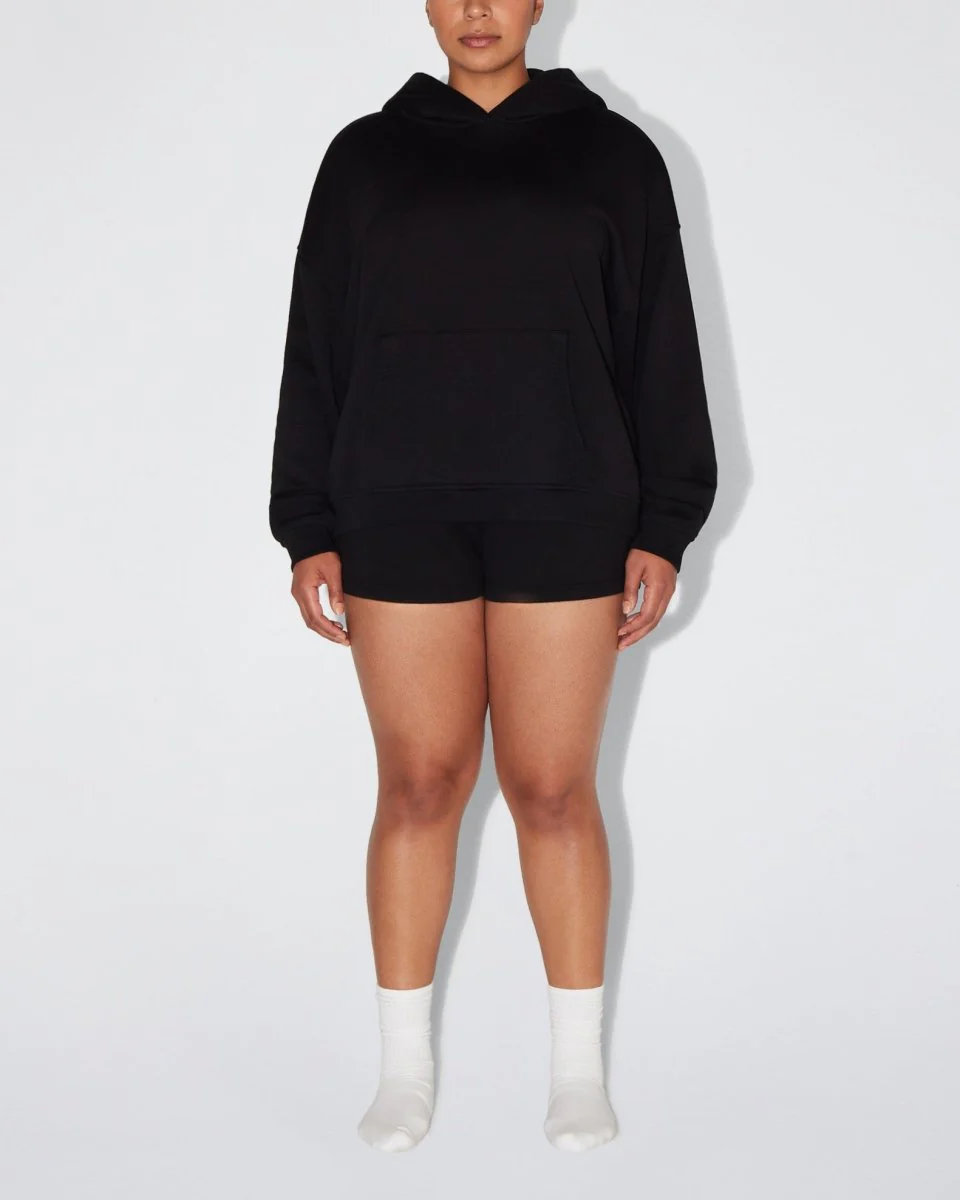 Fleece Mini Short | Black - Image 3