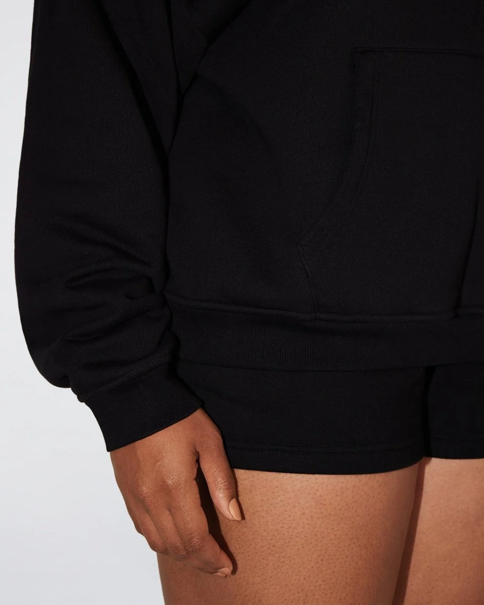 Fleece Mini Short | Black - Image 7