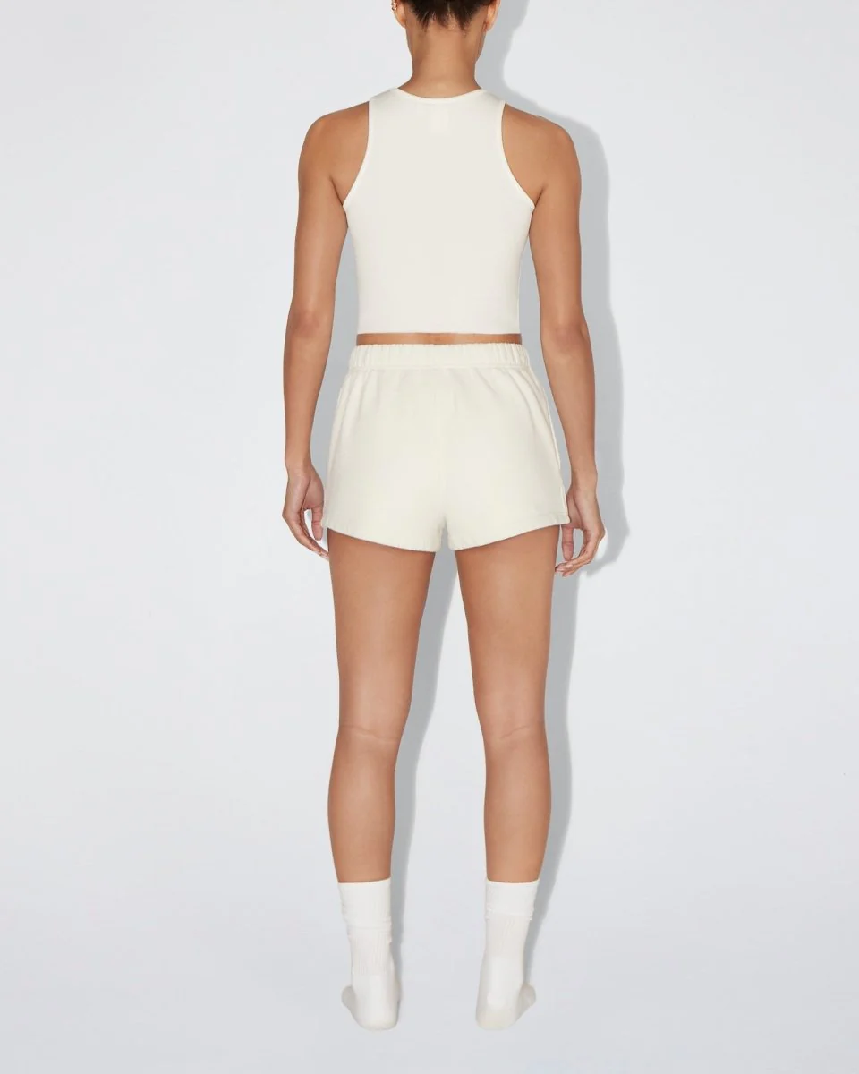 Fleece Mini Short | Ecru - Image 5