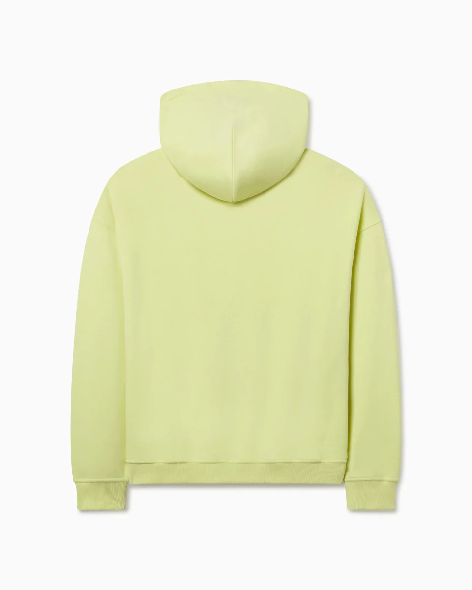 Fleece Oversized Hoodie | Limoncello - Image 9