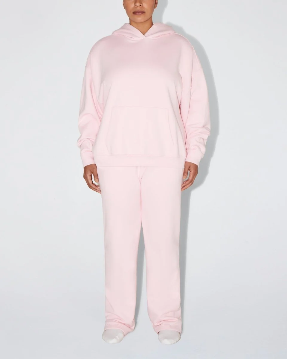 Fleece Oversized Hoodie | Orchid Pink - Image 3
