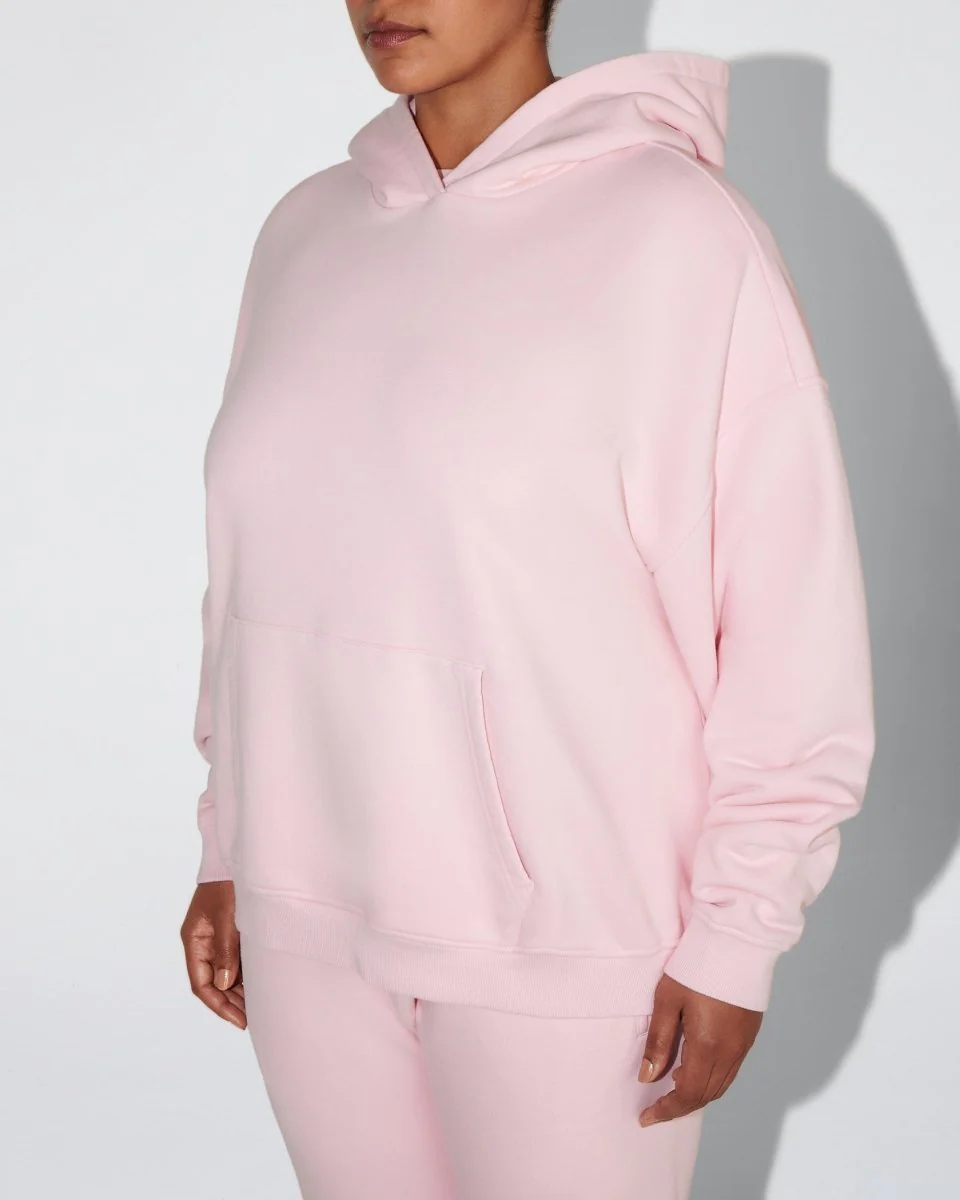 Fleece Oversized Hoodie | Orchid Pink - Image 4