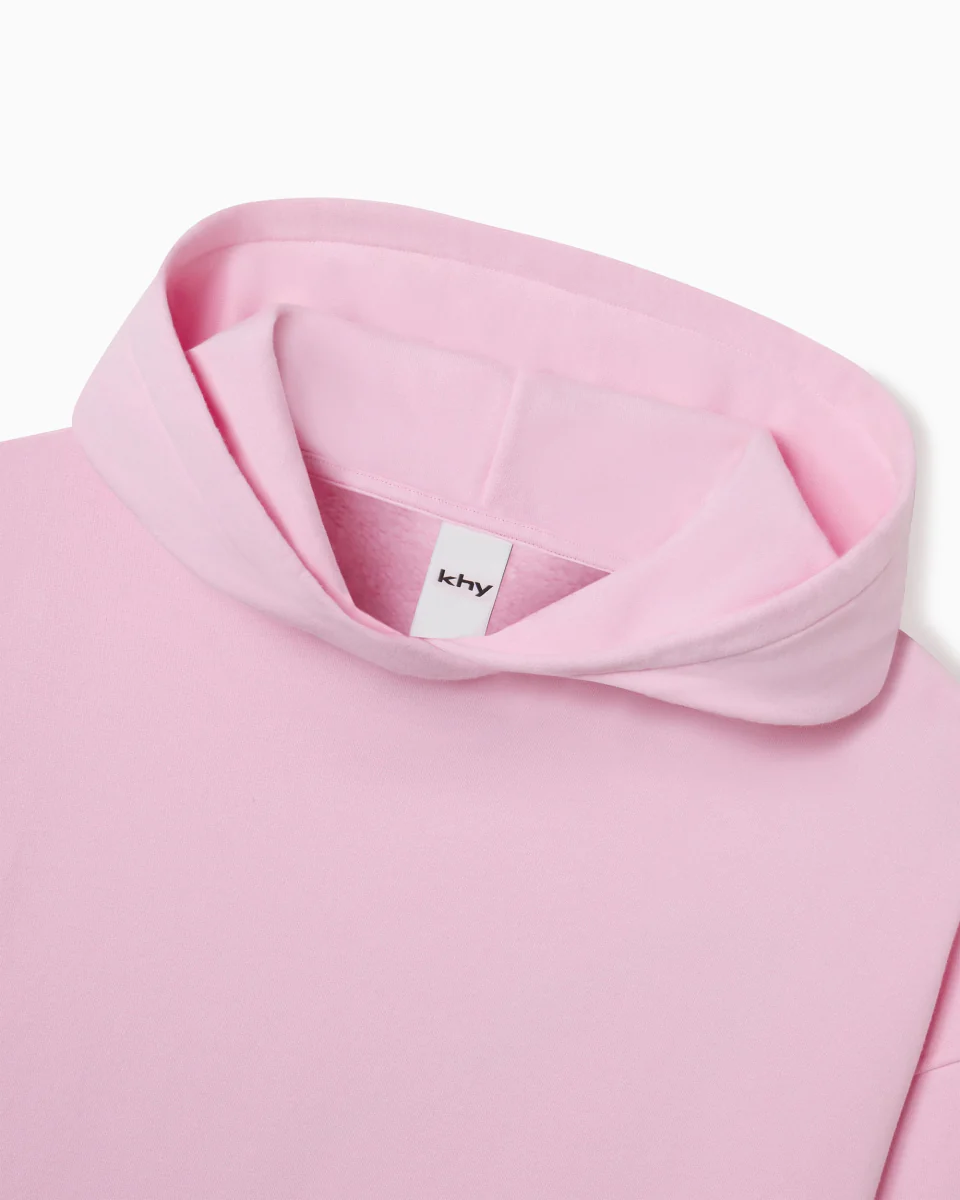 Fleece Oversized Hoodie | Orchid Pink - Image 8