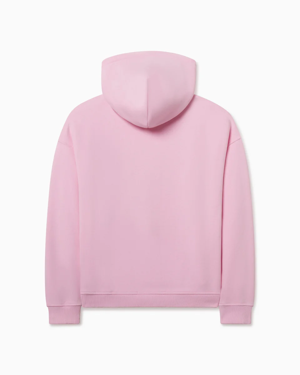 Fleece Oversized Hoodie | Orchid Pink - Image 9
