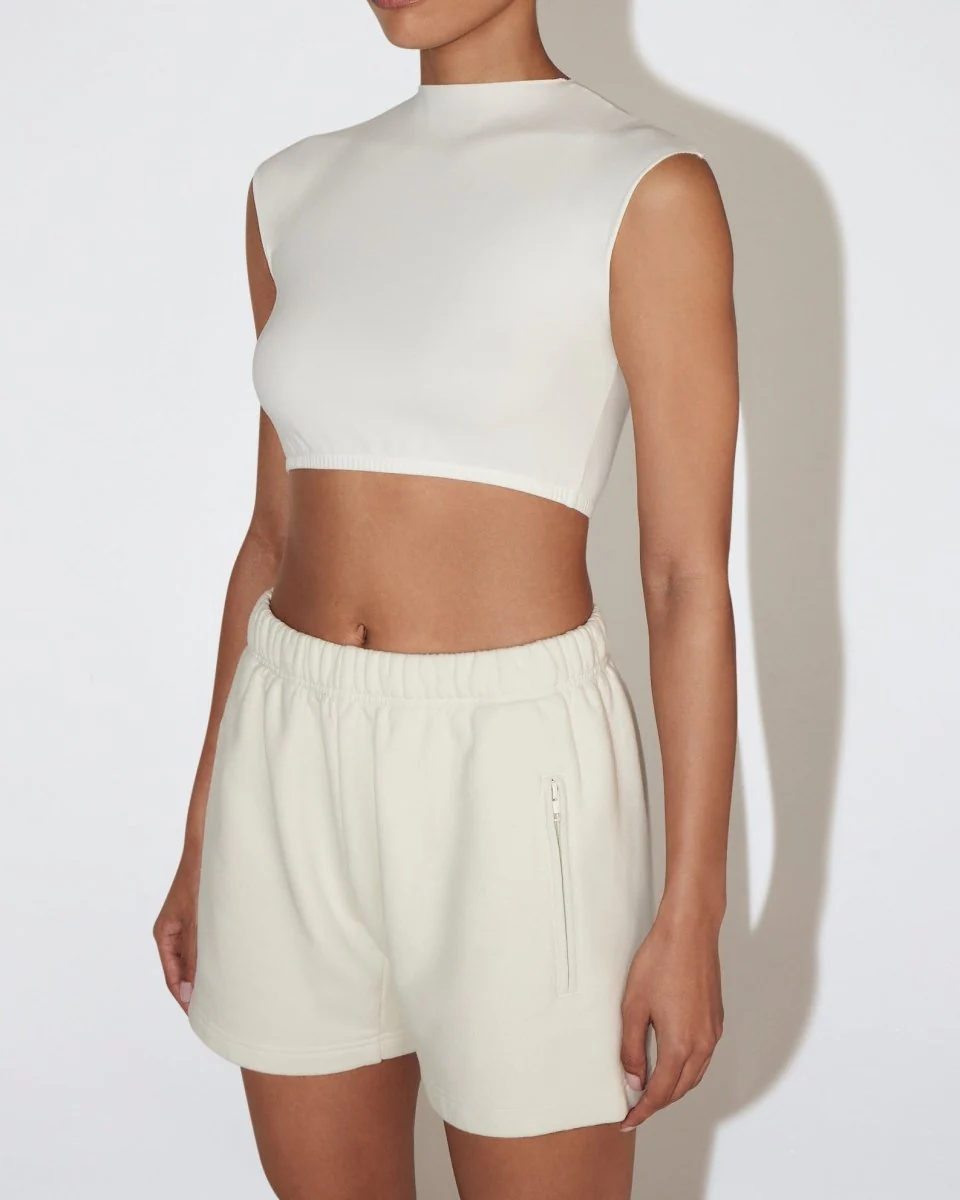 Fleece Short | Ecru - Image 4