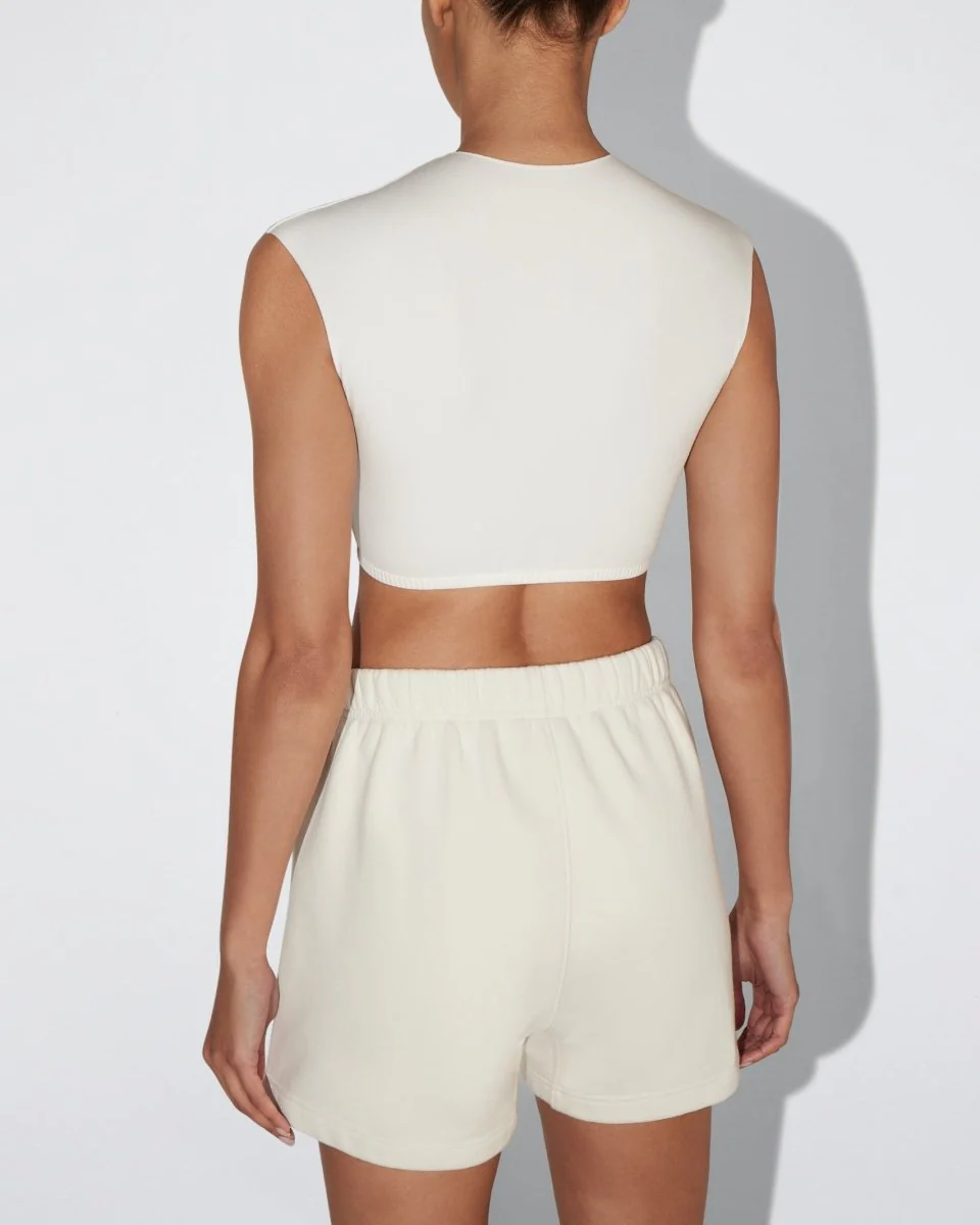 Fleece Short | Ecru - Image 7