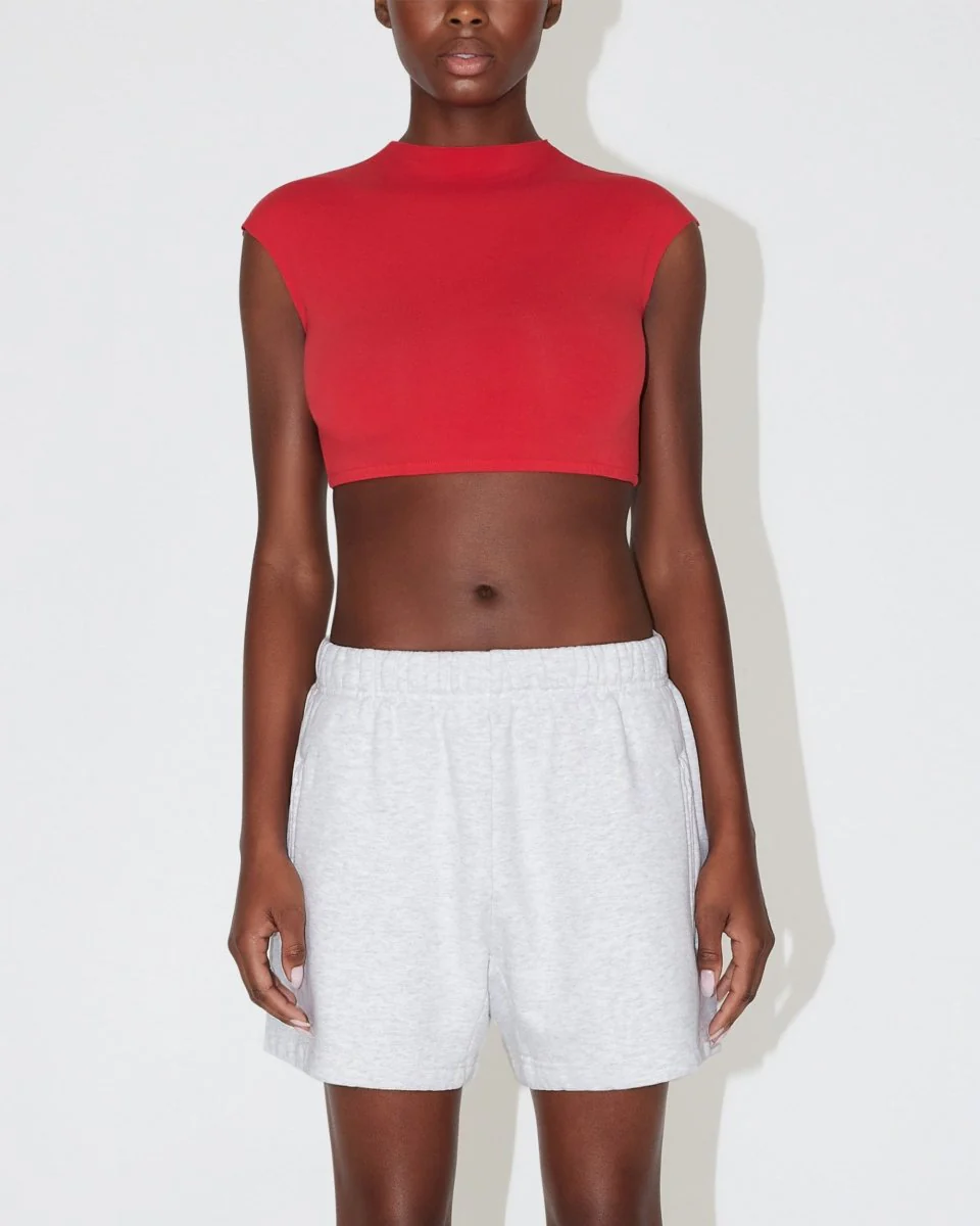 Fleece Short | Light Heather Grey - Image 3