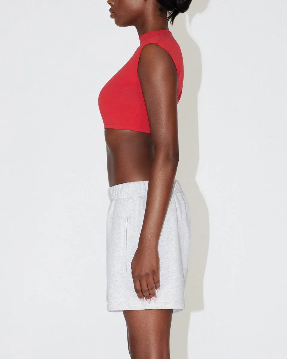 Fleece Short | Light Heather Grey - Image 5