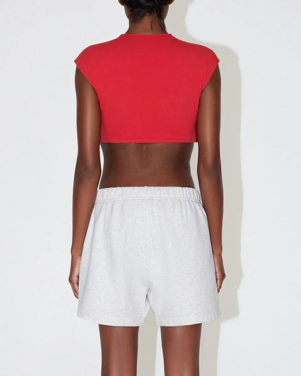 Fleece Short | Light Heather Grey - Image 7