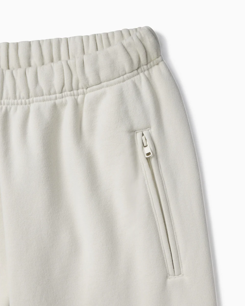 Fleece Straight Leg Pant | Ecru - Image 12