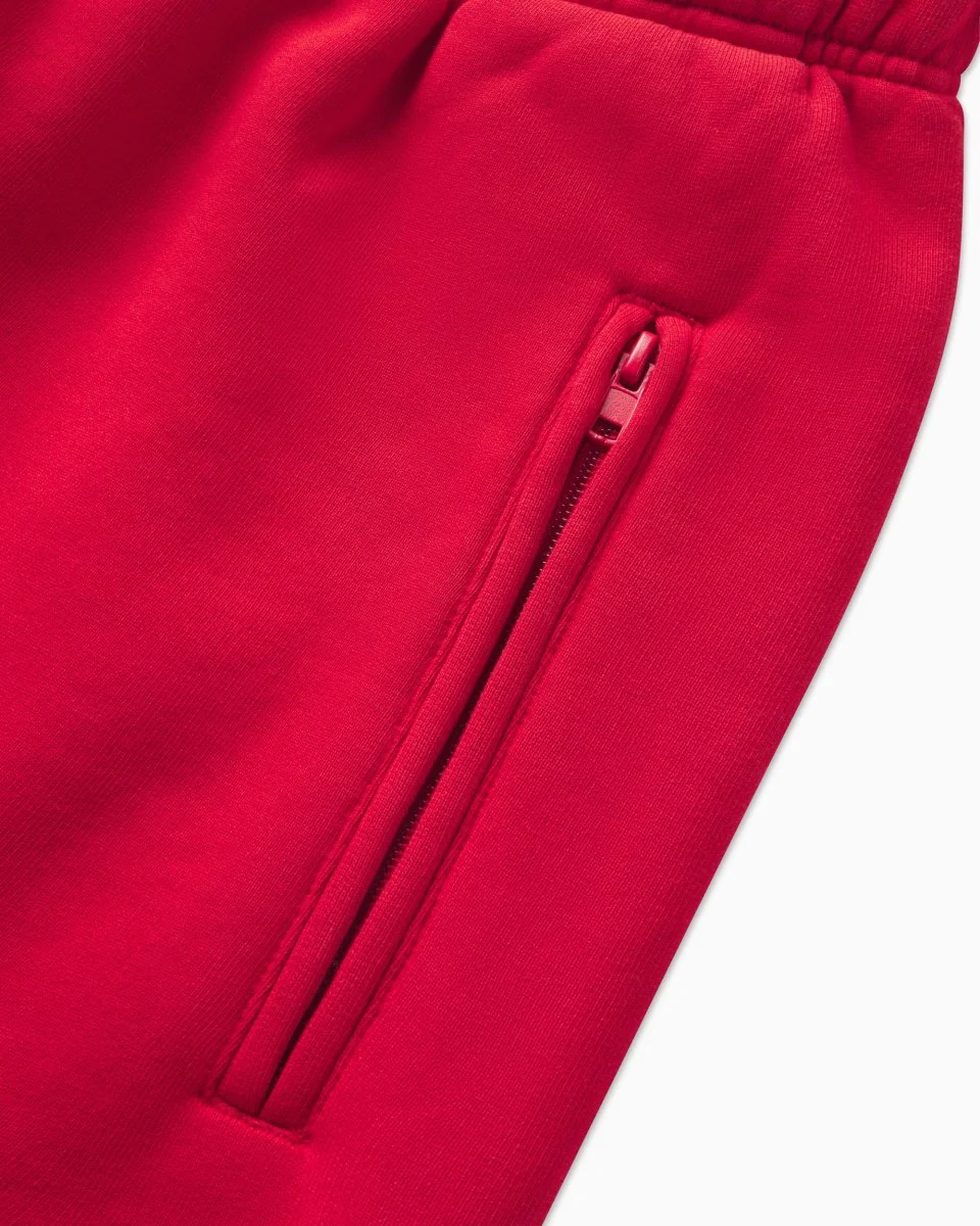 Fleece Straight Leg Pant | Red - Image 10