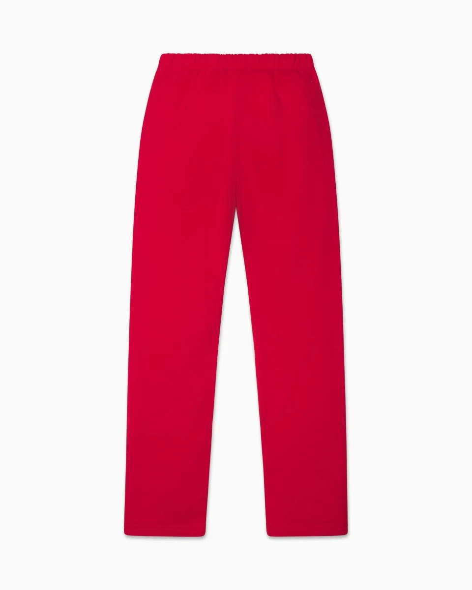 Fleece Straight Leg Pant | Red - Image 8