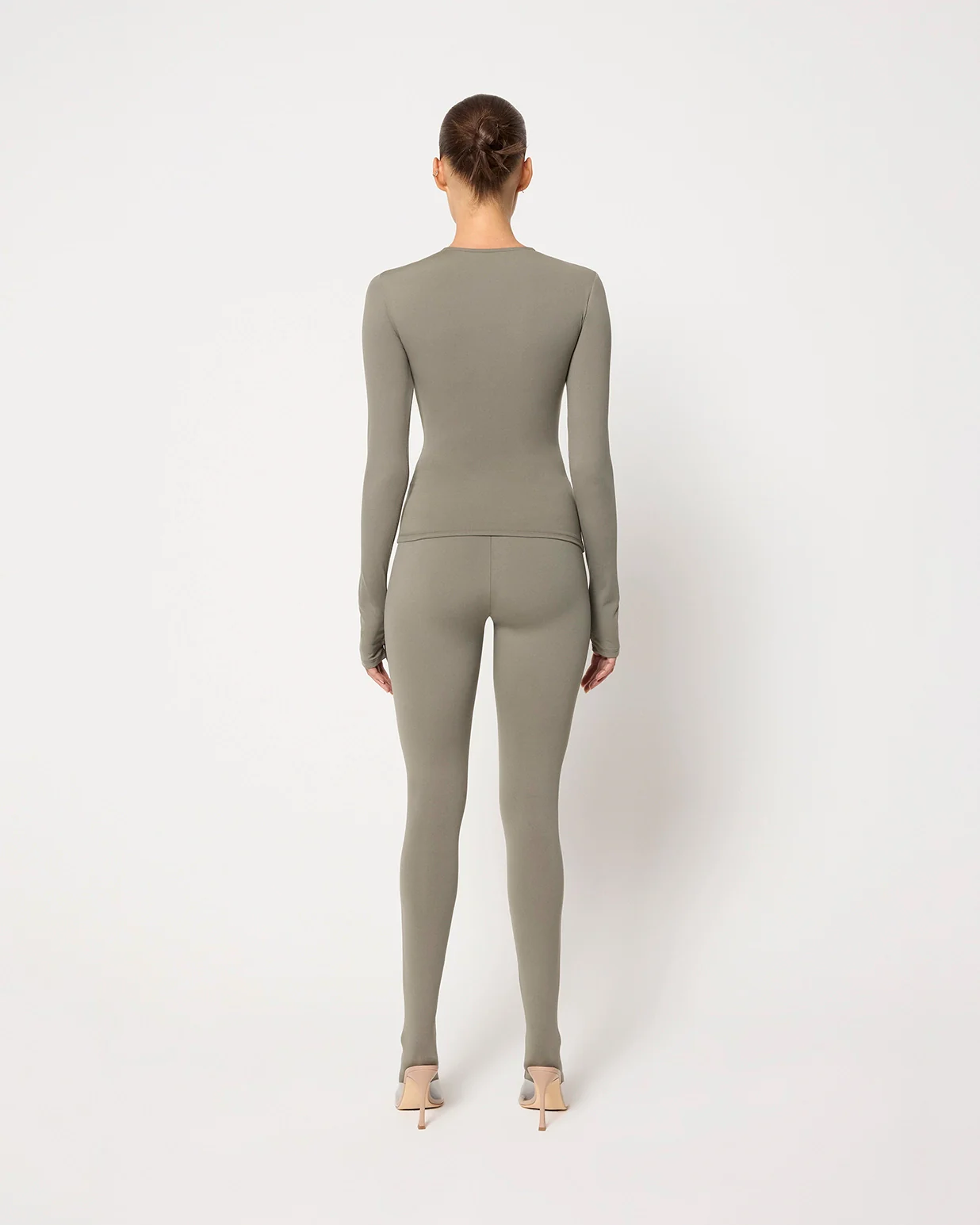 Footed Legging | Dusty Olive - Image 11