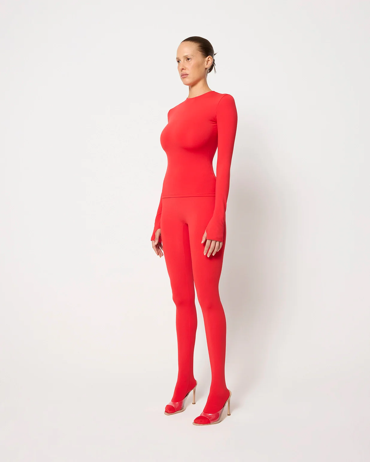 Footed Legging | Scarlet - Image 10