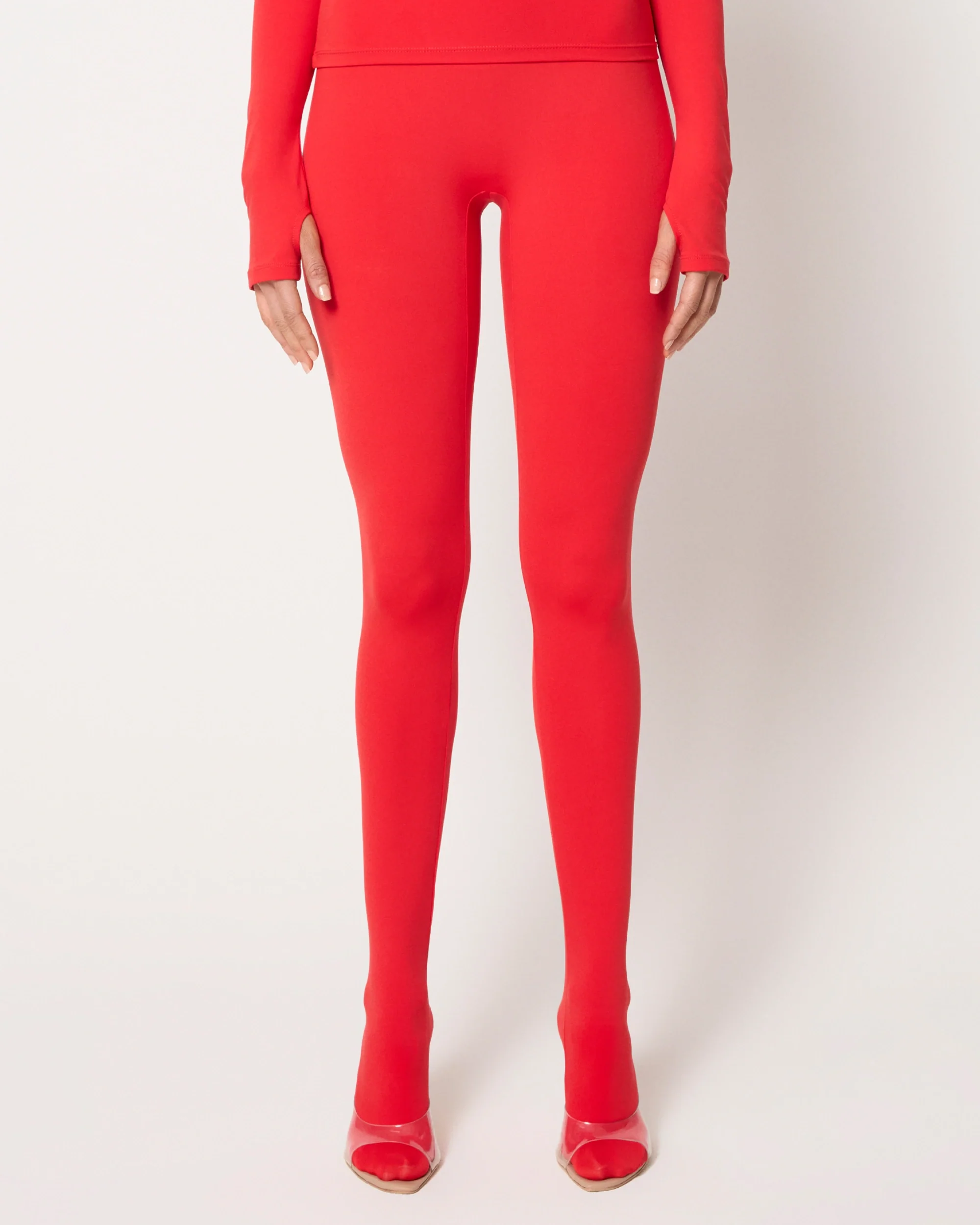 Footed Legging | Scarlet - Image 8