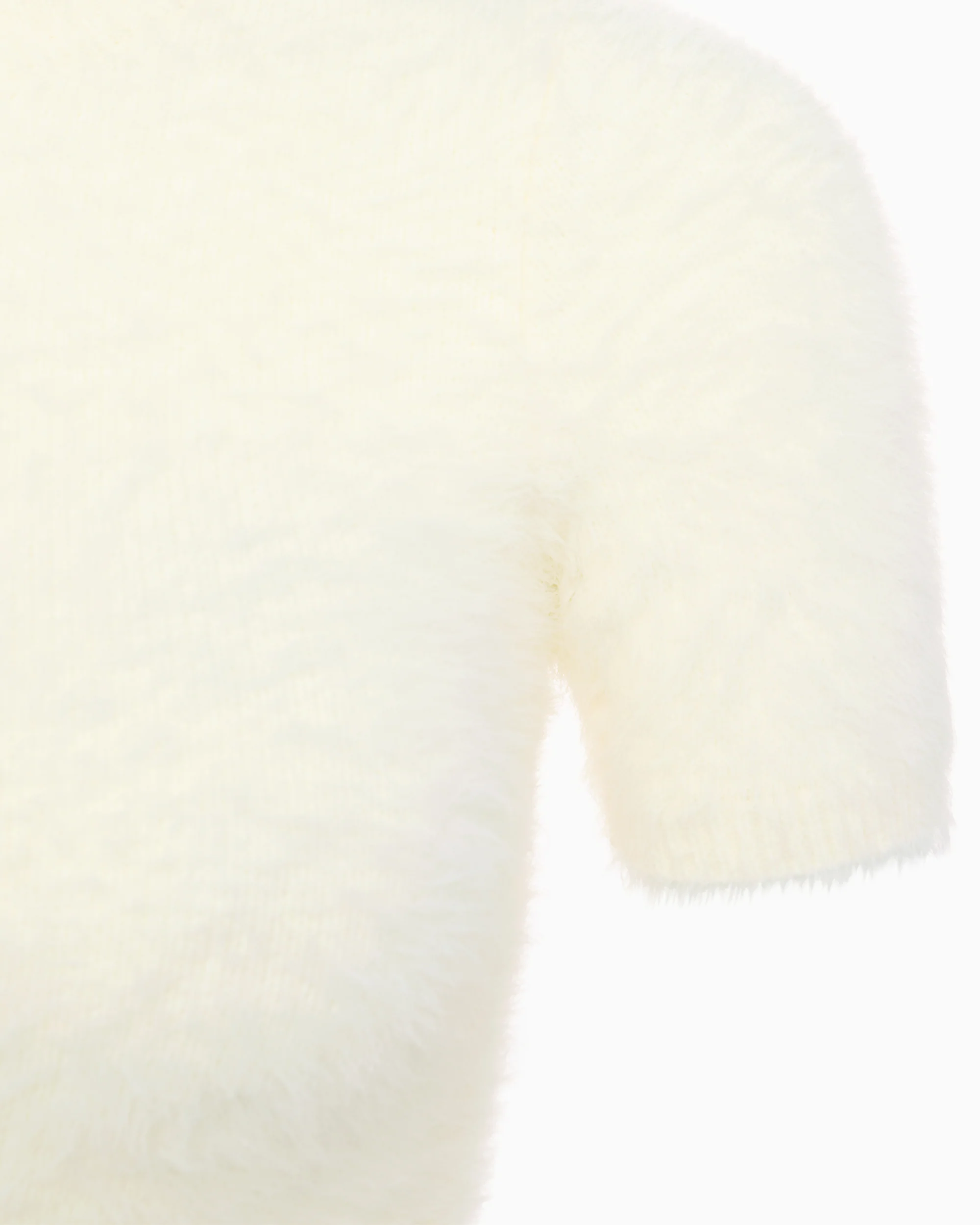 Knit Short Sleeve | Cream - Image 7