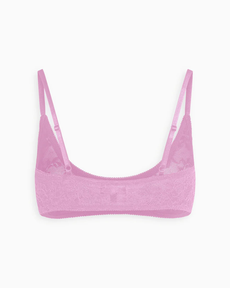 Lace Bralette | Powder Pink - Image 4