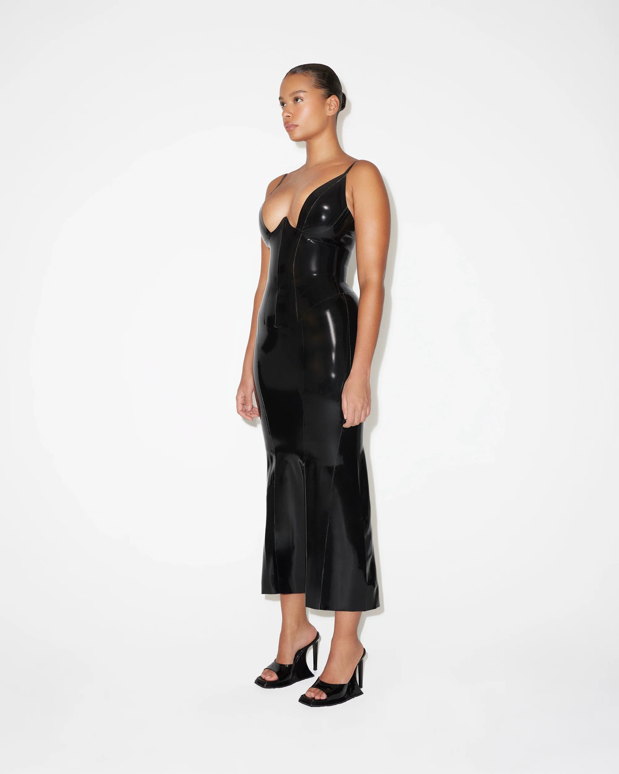 Latex Plunge Tank | Black - Image 4